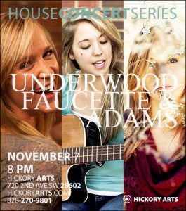 Underwood, Faucette & Adams House Concert